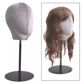 Купол модель головы шляпа стеллаж для укладки прочный тканевый шиньон подставка для чёрный