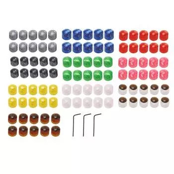 Купольные ручки громкости, пластиковые детали для бас-гитары, аксессуары с шестигранным ключом GD83 Gray