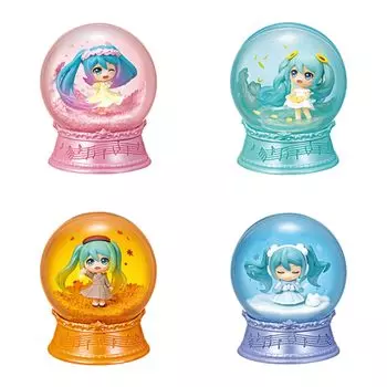 Купольный декоративный элемент Miku Story of the Seasons 1BOX В90 x Ш140 x Г80 мм Изготовлен из ПВХ-пластика [серия Hatsune] - - Прибл. чистый