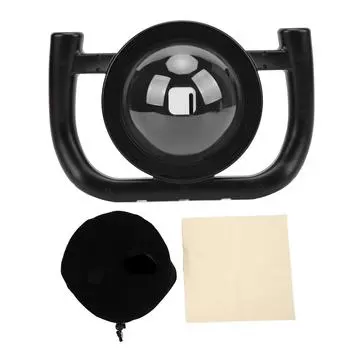 Купольный порт для экшн-камеры TELESIN, водонепроницаемый, 180 градусов, широкоугольный, двойной, ручной, HD, купольный объектив для