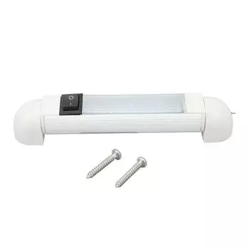 Купольный светильник для яхты, 12 В постоянного тока, IP65, водонепроницаемый белый светильник, 1 Вт, прикроватное зеркало, лампа для каюты для чтения на колесах