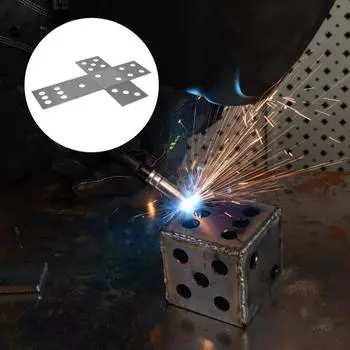 Купоны на практику сварки стали Yousheng, металлические пластины толщиной 17 калибров, комплексный комплект для повышения навыков сварки для начинающих серебряный