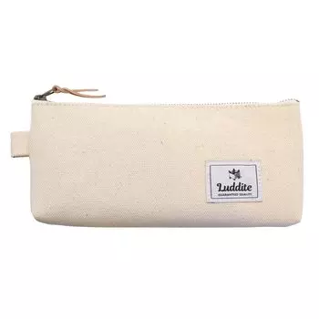 Kurashiki Canvas Gusset Pen Case Natural Pen Case Pen Pouch LDH GPN 14