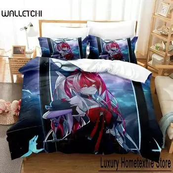 Kureiji Ollie The Iconic Zombie Idol Bedding Set Duvetcover Bed Set Quilt Cover Pillowcase Comforter king Queen Size Boys Adult 70x133cm 2pcs