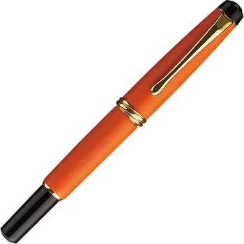 Kuretake Fude Pen Fountain Pen Kuretake Fountain Brush Dream Galaxy Genuine Leather Orange DAY140-16