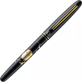 Kuretake Fude Pen Kuretake Фонтанная кисть Makie Monogatari Owl Black Scroll DU180-415