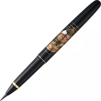 Kuretake Fude Pen Kuretake Fountain Brush Makie Monogatari Fan Mask Черный DU180-115 чёрный