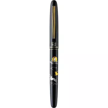 Kuretake Fude Pen Kuretake Fountain Brush Makie Monogatari Rabbit Black Scroll DU180-515
