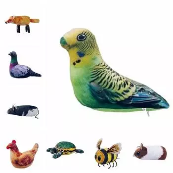 Курица, имитация животных, плюшевые игрушки, голубь, имитация попугая, кукла, детские игрушки Pigeon