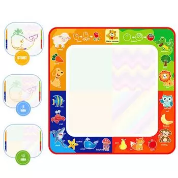 (Курица Кунг Пао)Детское образование, водяная живопись, цветная доска, игрушка 29*29 см One Size