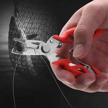 (Курица Кунг Пао)Многофункциональные ножницы для рыбалки, резак для лески, инструменты для удаления крючков one size чёрный