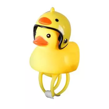 (Курица Кунг Пао)Мультяшный головной свет, блестящие велосипедные колокольчики, руль, аксессуары для велосипеда one size жёлтый