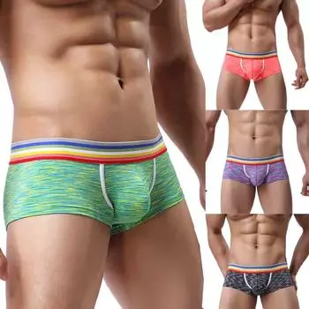 (Курица Кунг Пао) Мужское сексуальное нижнее белье, шорты, мужские боксеры, мягкие трусы XL