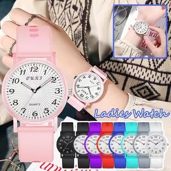 (Курица Кунг Пао)Повседневные модные часы для подарков Женские кварцевые часы C мятный зеленый