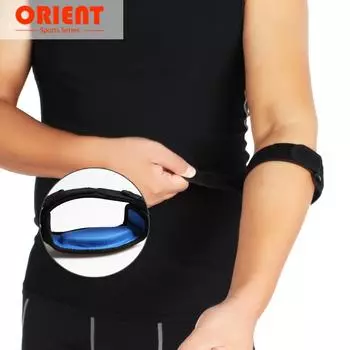 (Курица Кунг Пао)Спорт на открытом воздухе, поддержка локтя, бандаж, травмозащитный ремень, защитная лента one size чёрный