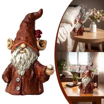 Курильница для благовоний Gnome, держатель для благовоний, эффективное снятие стресса и тревоги, курильница для благовоний Gnome Decor, уникальные подарки для женщин и мужчин