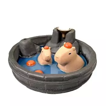 Курильница для благовоний Изделия из смолы Украшения One Size чёрный