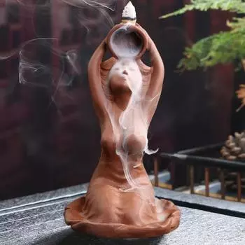 Курильница Нежная курильница Привлекательный прочный декоративный обратный поток для ежедневного использования