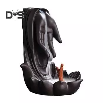 Курильница Священного Лотоса Привлекательная курильница для очистки воздуха, ориентированная на детали