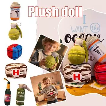 Куриная игра периферийные плюшевые куклы милые мультяшные плюшевые куклы, интересные плюшевые куклы One Size