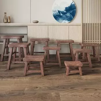 Куриное крылышко деревянный табурет для купания из цельного дерева скамейка-табурет для ребенка мини китайский дом гостиная ребенок взрослый деревянный табурет ZM11