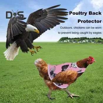 Куриное седло, фартук для кур, защитный жилет для кур, куртка для защиты крыльев птицы от роста перьев M