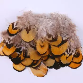 Куриные порнографические перья и перья Ювелирные изделия своими руками, украшения для одежды, перья своими руками 1 естественный