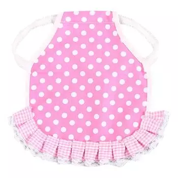 Куриный фартук с принтом Куриное седло для защиты спины Эластичные ремни куртки Куриный фартук A розовый