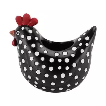 Куриный горшок для рассады забавный декоративный смоляной цветок петух суккулентный горшок для растений садовый газон украшение с белый