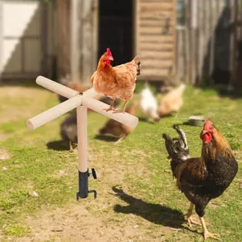 Куриный насест игрушка для курятника аксессуары подставка для птиц птицы попугаи с металлическим основанием