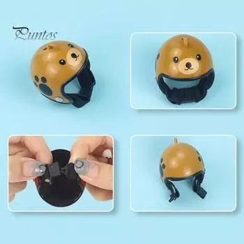 Куриный шлем, защитная каска для кур, каска для птиц, головной убор для попугая, мини-костюм для цыпленка, аксессуары для маленьких домашних животных, курица, попугай коричневый