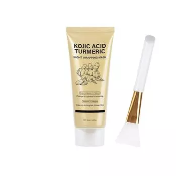 Куркума Товары Ночная маска Маска для сна Увлажняющая Желтая Удаление One Size жёлтый