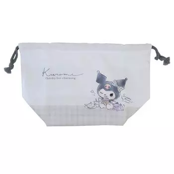 Kuromi Bento School Sanrio на шнурке [сумка для обеда] Kinchaku/New