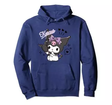 Kuromi Fashionable Check Parka синий