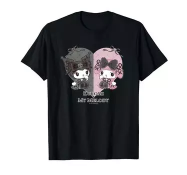 Kuromi My Melody Midnight Merokuro & T-shirt