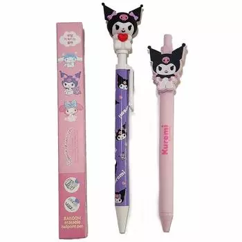 Kuromi random writing implement (mechanical ballpoint pen erasable pen), 1 piece