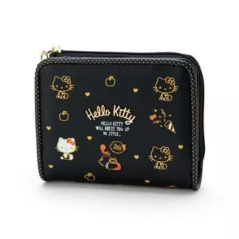 Kuromi Short Hello My Melody Coin PU Card Storage Mini Удобный для Moe Large Birthday Неофициальный [Магазин] Кошелек, Кошелек, Кошелек, Двойной,