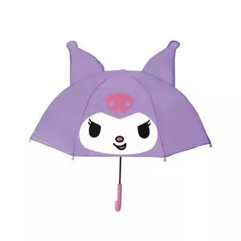 Kuromi Umbrella with ears 47cm Transparent window Cute character