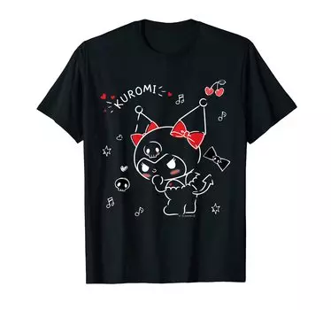 Kuromi US Design Ribbon T-shirt