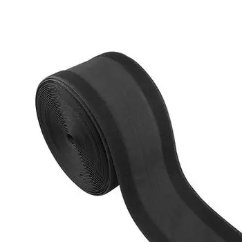 KURONEKOYA Крышка для проводки для ковров 3M Крышка для кабеля Проводка Mall Cord Скрытый протектор для пола Провода Скрытый офис Мягкая липучка чёрный