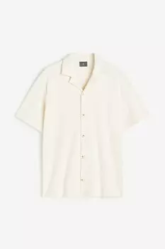 Курортная рубашка Regular Fit с вафлями