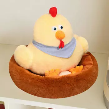 Курятник Плюшевая игрушка Цыпленок Мягкая кукла Диван Подушка Творческий Детский Комфорт Подарок для M