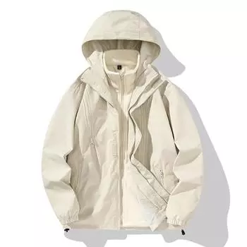 Куртка 3 в 1, осенне-зимние ветро- и водонепроницаемые мужские и женские альпинистские костюмы, функциональные куртки на молнии M