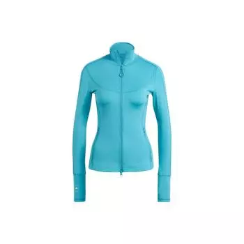 Куртка Adidas X Stella McCartney Truepurpose Midlayer с логотипом, быстросохнущая спортивная куртка, женская куртка Gulf-Blue IA1508 S