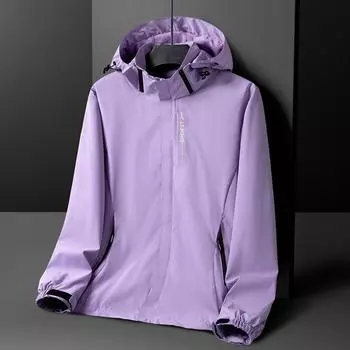 Куртка American Hardshell, осенняя мужская тонкая куртка, ветровка с капюшоном, повседневные мужские и женские пальто с капюшоном, новинка M