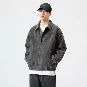 Куртка American Heavy Wash Tooling, мужская, свободная, трендовая, красивая, классическая, мужская куртка M серый