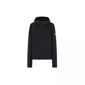 Куртка Anta All-Weather Series, однотонная, облегающая, с флисовой подкладкой, с капюшоном, женские куртки, базовая, черная 162410702-3 M