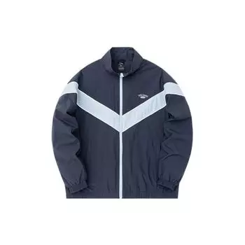 Куртка Anta Colorblock на молнии с воротником-стойкой Верхняя одежда унисекс Mystery-Blue 952318603-2 XXL