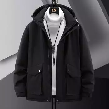 Куртка Assault большого размера для мужчин, куртка из хлопкового пуха с добавлением жира, свободная водонепроницаемая куртка для альпинизма на открытом воздухе 7XL