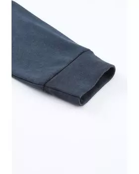 Куртка Azura Exchange Vintage Washed с капюшоном M синий